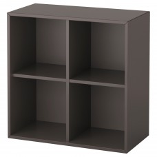 Настінний модуль з 4 відділеннями IKEA EKET темно-сірий 70x35x70 см (192.858.33)