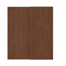Пара раздвижных дверей IKEA HASVIK коричневый 200x236 см (192.974.02)