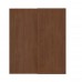 Пара розсувних дверцят IKEA HASVIK коричневий 200x236 см (192.974.02)