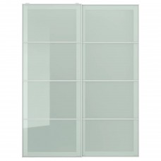 Пара раздвижных дверей IKEA SEKKEN матовое стекло 150x201 см (193.117.28)