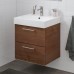 Шкаф для раковины IKEA GODMORGON / BRAVIKEN коричневый 61x49x68 см (193.202.71)