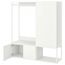 Гардероб IKEA PLATSA білий 140x42x161 см (193.239.29)