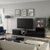 Комбінація шаф для TV IKEA BESTA чорно-коричневий 240x42x129 см (193.294.60)