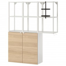 Комбінація шаф та стелажів IKEA ENHET білий 120x32x150 см (193.314.44)
