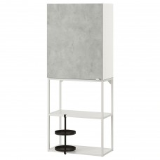 Комбинация шкафов и стеллажей IKEA ENHET белый 60x32x150 см (193.314.63)