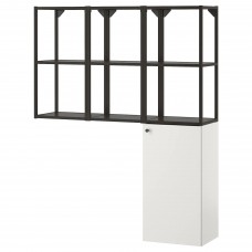 Комбинация шкафов и стеллажей IKEA ENHET антрацит белый 120x30x150 см (193.314.82)