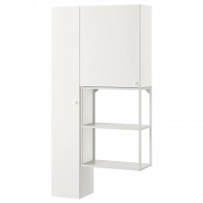 Комбинация шкафов и стеллажей IKEA ENHET белый 90x30x180 см (193.315.09)