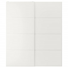 Пара раздвижных дверей IKEA TJORHOM белый 200x236 см (193.362.67)