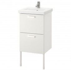 Шкаф для раковины IKEA ENHET / TVALLEN белый 44x43x87 см (193.364.13)