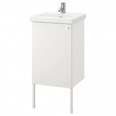 Шкаф для раковины IKEA ENHET / TVALLEN белый 44x43x87 см (193.364.51)