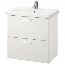 Шкаф для раковины IKEA ENHET / TVALLEN белый 64x43x65 см (193.364.89)