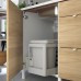 Кухня IKEA ENHET белый 163x63.5x222 см (193.372.76)