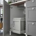 Кухня IKEA ENHET белый 183x63.5x222 см (193.374.79)