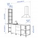 Кухня IKEA ENHET антрацит 243x63.5x241 см (193.382.47)