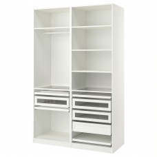 Гардероб IKEA PAX білий 150x58x236 см (193.856.77)