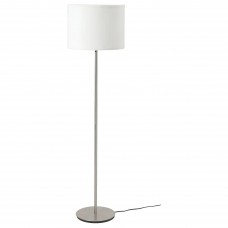 Торшер IKEA RINGSTA / SKAFTET білий нікельований (193.859.60)