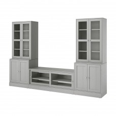 Комбинация шкафов под TV IKEA HAVSTA серый 322x47x212 см (193.861.96)