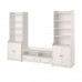 Комбінація шаф для TV IKEA HAUGA білий 277x46x199 см (193.879.02)