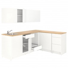 Угловая кухня IKEA KNOXHULT белый 243x164x220 см (193.884.02)