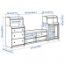 Комбінація шаф для TV IKEA HAUGA сірий 277x46x116 см (193.884.35)