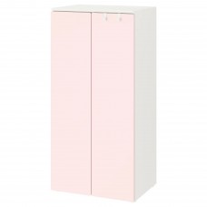 Гардероб IKEA SMASTAD белый бледно-розовый 60x42x123 см (193.903.20)
