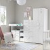 Комбінація шаф з пеленальним столиком IKEA SMASTAD / PLATSA білий 210x79x180 см (193.922.96)