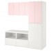 Комбінація шаф IKEA SMASTAD білий блідо-рожевий 180x57x196 см (193.930.74)