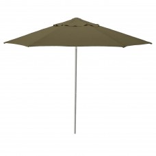 Зонт от солнца IKEA KUGGO / LINDOJA бежево-зеленый 300 см (194.135.38)