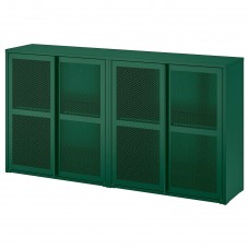 Шкаф с дверями IKEA IVAR зеленый сетка 160x30x83 см (194.173.91)