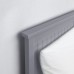 Кушетка з 3 шухлядами IKEA HEMNES сірий матр. MALVIK жорсткий 80x200 см (194.178.76)