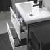 Набір меблів для ванної IKEA ENHET / TVALLEN білий антрацит 102x43x65 см (194.193.71)