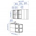 Комплект мебели для ванной IKEA ENHET / TVALLEN белый антрацит 102x43x65 см (194.193.71)