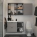 Набір меблів для ванної IKEA ENHET / TVALLEN сірий антрацит 102x43x65 см (194.199.17)