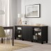 Комбінація меблів IKEA BESTA чорний 180x42x76 см (194.243.44)