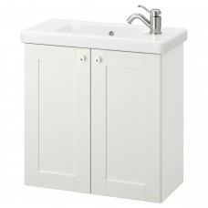 Шкаф для раковины IKEA ENHET / TVALLEN белый 64x33x65 см (194.301.18)