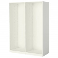 2 каркаса гардеробов IKEA PAX белый 150x58x201 см (198.952.64)