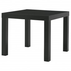 Журнальний столик IKEA LACK чорний 55x55 см (200.114.08)