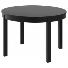 Розкладний стіл IKEA BJURSTA коричнево-чорний 115/166 см (201.167.78)