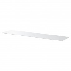 Верхня панель для тумби IKEA BESTA скло білий 180x40 см (201.965.29)