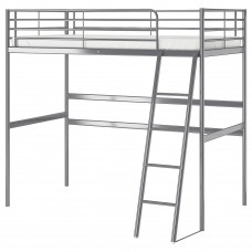 Каркас ліжка-горища IKEA SVARTA сріблястий 90x200 см (202.479.82)