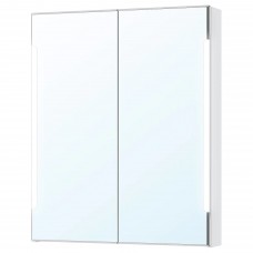 Шафа дзеркальна IKEA STORJORM білий 80x14x96 см (202.481.23)