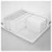Матрац із пінополіуретану IKEA MALVIK середньої жорсткості білий 90x200 см (202.722.45)