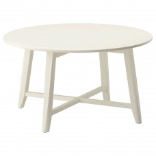 Журнальний столик IKEA KRAGSTA білий 90 см (202.866.38)