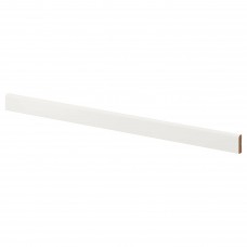 Карниз декоративний IKEA FORBATTRA скруглений білий 221 см (202.978.87)