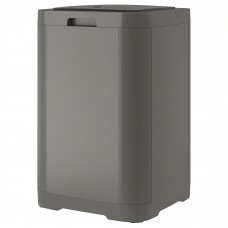 Контейнер для сміття з кришкою IKEA GIGANTISK темно-сірий 60 л (203.140.71)