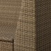 Кутовий модуль садового дивану IKEA SOLLERON коричневий (203.736.21)
