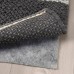 Ковер безворсовый IKEA KOLLUND ручная работа серый 170x240 см (203.745.69)