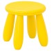 Табурет детский IKEA MAMMUT желтый (203.823.24)