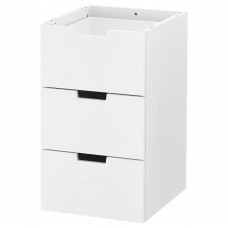 Модульный комод IKEA NORDLI белый 40x68 см (203.834.65)