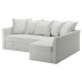 Чохол для кутового дивана-ліжка IKEA HOLMSUND біло-сірий (203.879.39)